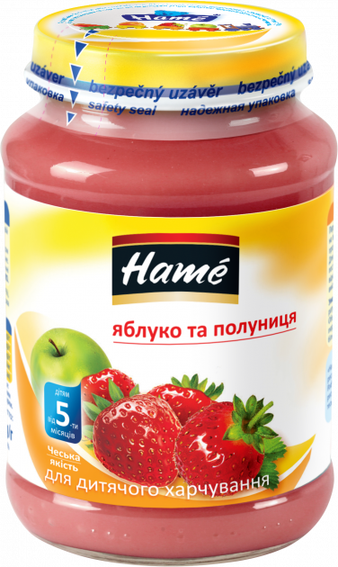 

Пюре Hame яблоко и клубника 190 (8595139703714)