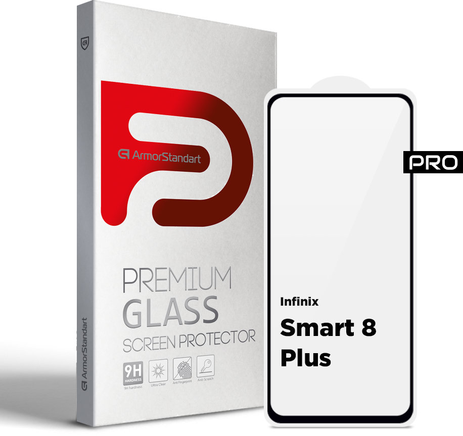 

ArmorStandart Tempered Glass Pro Black for Infinix Smart 8 Plus (ARM73825)