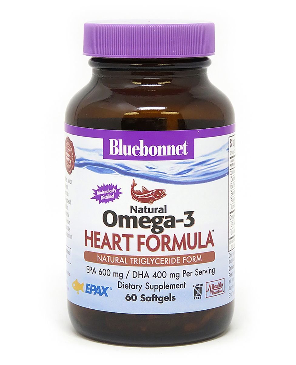 

Bluebonnet Nutrition Omega-3 Heart Formula, 60 Softgels (BLB0942)