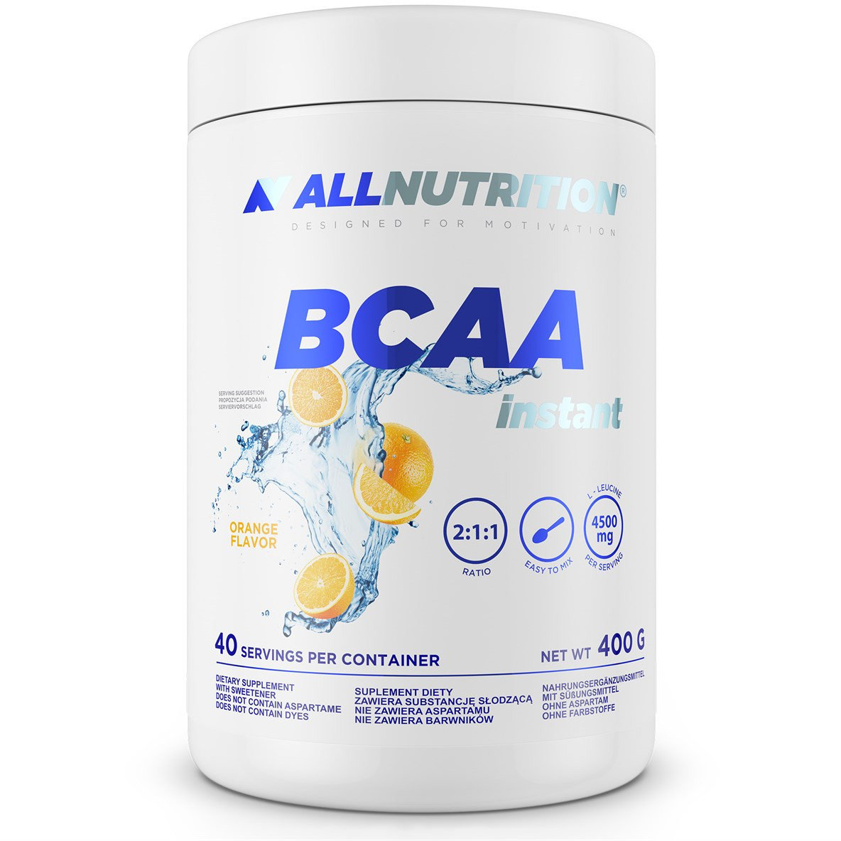 

All Nutrition Bcaa Instant 400 g /40 servings/ Orange