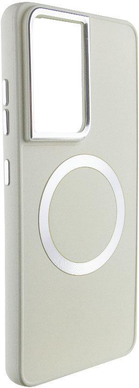 

Tpu Case Bonbon Metal Style with MagSafe White for Samsung S918 Galaxy S23 Ultra