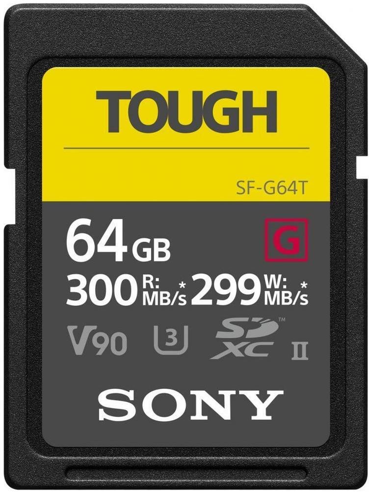 Акція на Sony 64GB Sdxc class 10 UHS-II U3 V90 Tough (SF64TG) від Stylus