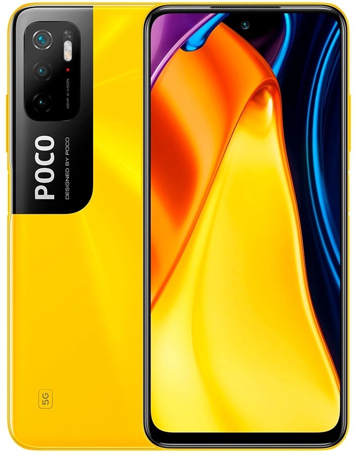 

Смартфон Poco M3 Pro 5G 6/128Gb Poco Yellow Approved Вітринний зразок