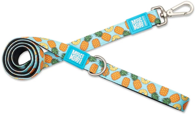 Акція на Поводок короткий для собак Max & Molly Short Leash - Sweet Pineapple L (4894512052789) від Stylus