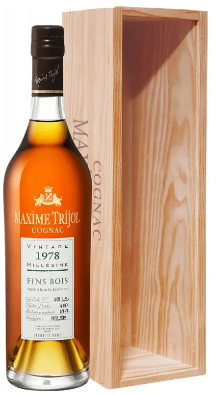 Акція на Коньяк Maxime Trijol cognac Fins Bois Vintage 1978 40% (0.7 л) (MAR3544680002499) від Stylus