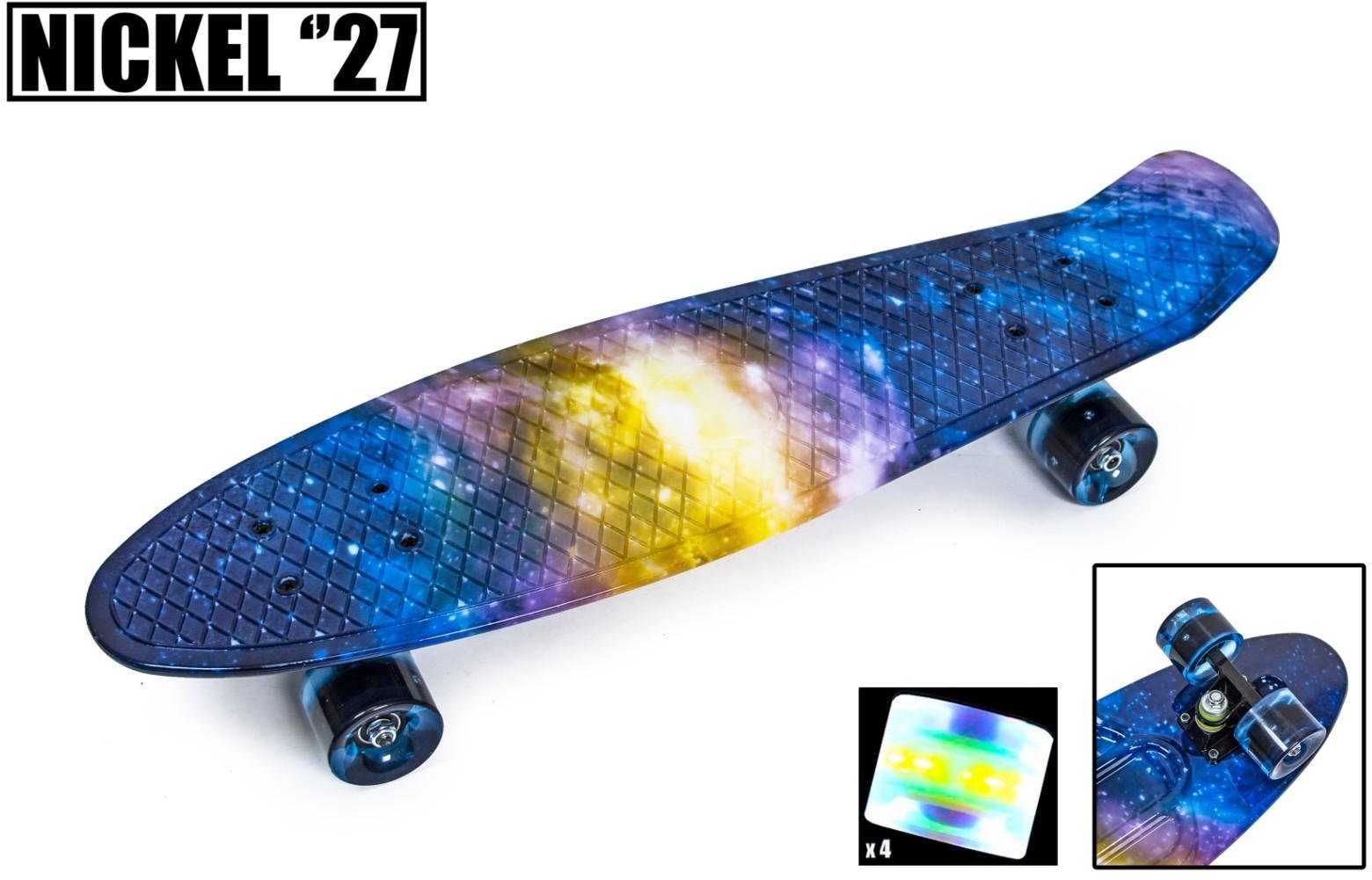 

Penny Board Nickel 27 Universe Светящиеся колеса