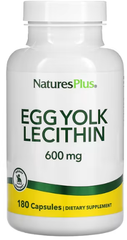 

Nature's Plus Egg Yolk Lecithin Лецитин из яичных желтков 600 мг 180 капсул