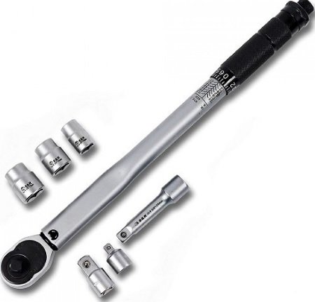 

Ключ динамометрический S&R 3/8" 19-110 Nm L375мм + удлинитель 75 мм (465038110)