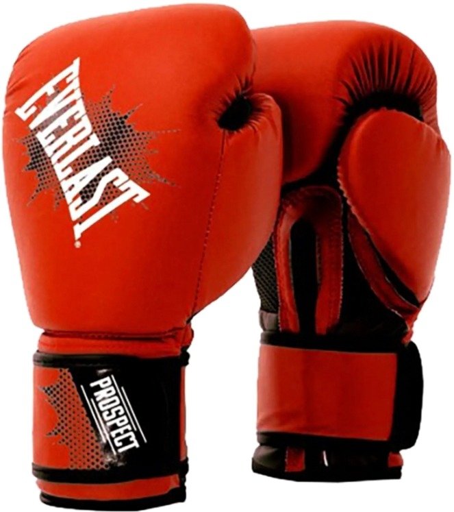 Акція на Боксерские перчатки Everlast Prospect Gloves красный, черный Дет 8 унций (820260-70-4) від Stylus
