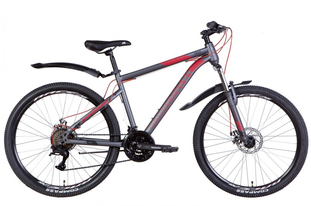 

Discovery Trek Am Dd с крылом Pl 2022 St 26" серо-красный (OPS-DIS-26-471)