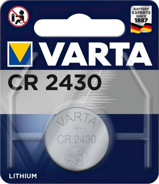 

Varta CR-2430 bat(3B) Lithium 1шт (06430101401)