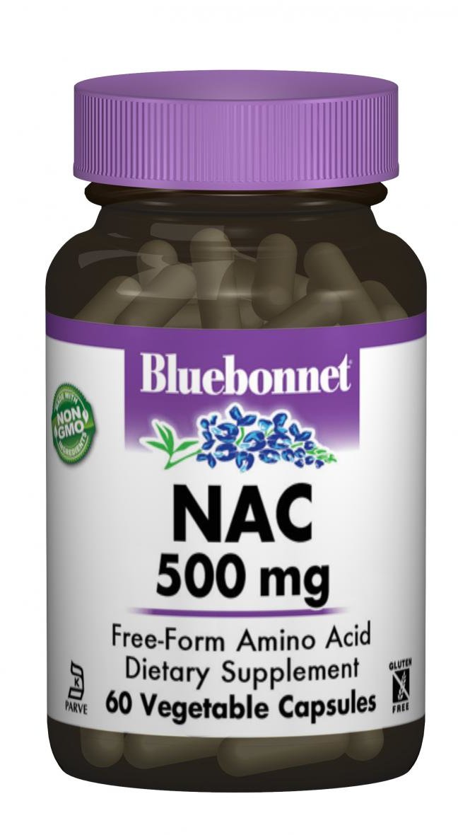 Акція на Bluebonnet Nutrition Nac (N-Ацетил-L-Цистеин) 500 mg 60 caps від Stylus