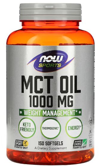 Акція на Now Foods Mct Oil 1000 mg 150 soft gel Масло МСТ від Stylus