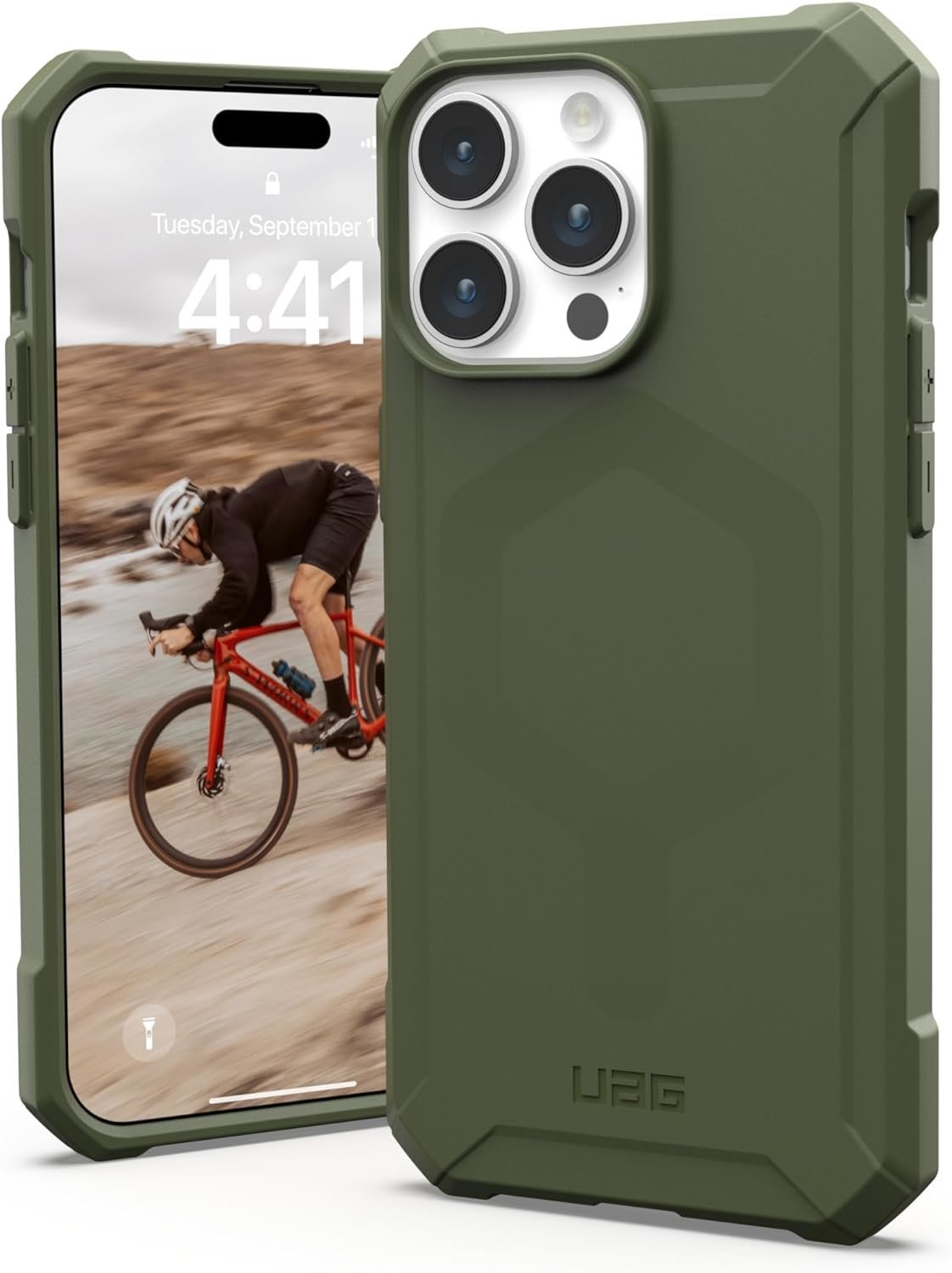 

Urban Armor Gear Uag Essential Armor Magsafe Olive Drab (114296117272) для iPhone 15 Pro Max