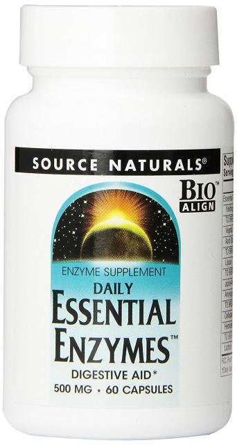 

Source Naturals Essential Enzymes, 500mg, 60 Caps