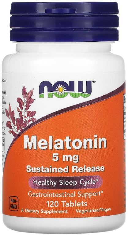 

Now Foods Melatonin Мелатонін 5 мг 120 таблеток