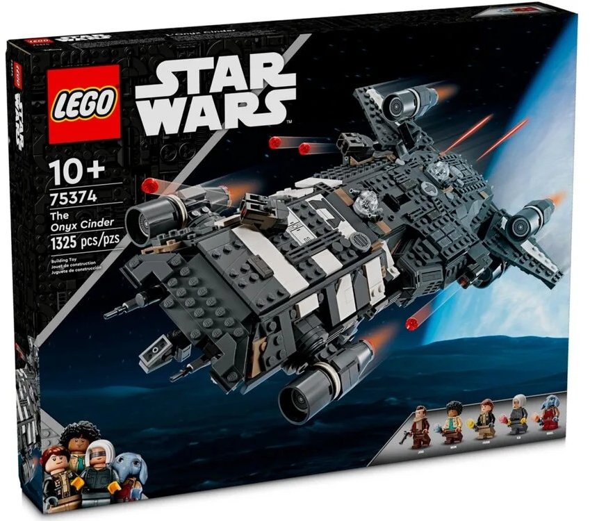 

Конструктор Lego Star Wars The Onyx Cinder Оніксовий попіл 1325 деталей (75374)