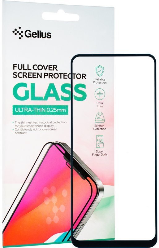 

Gelius Tempered Glass Full Cover Ultra Thin 0.25mm Black for Oppo A54s/A54