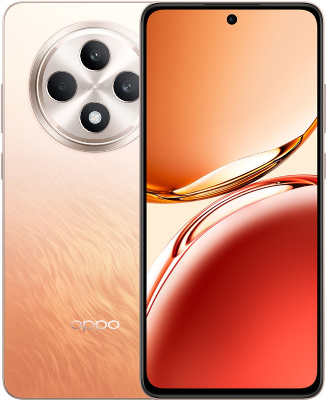 Акція на Oppo Reno 12 F 5G 8/256GB Amber Orange (UA UCRF) від Stylus