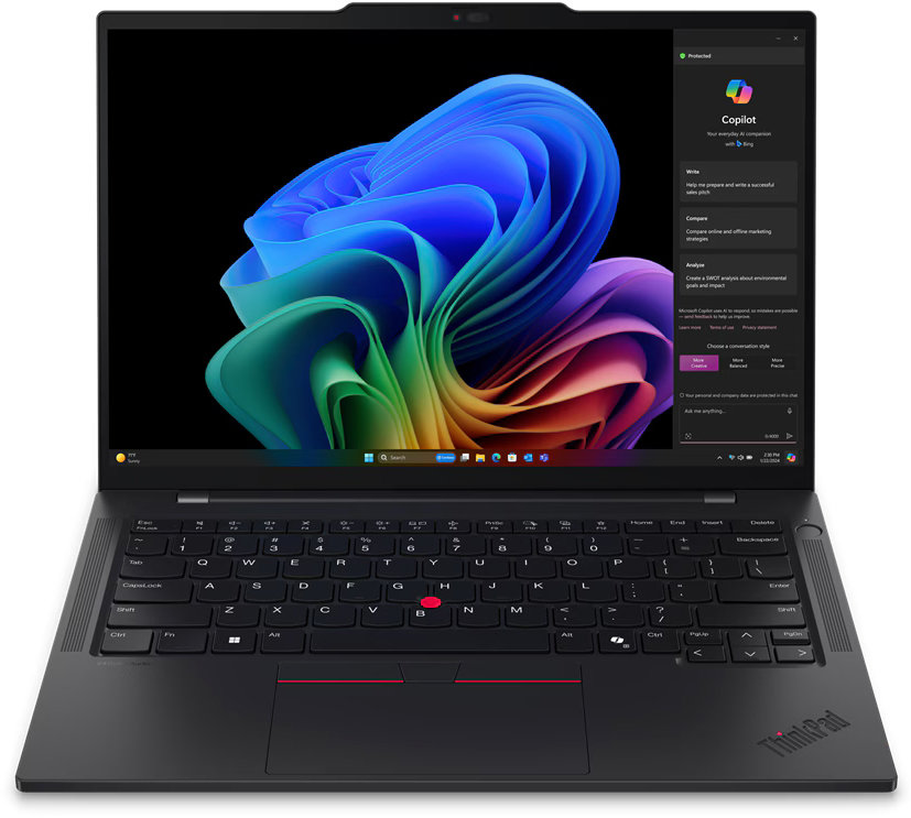 Акція на Lenovo ThinkPad T14s Gen 6 Black (21N1000SRA) Ua від Stylus