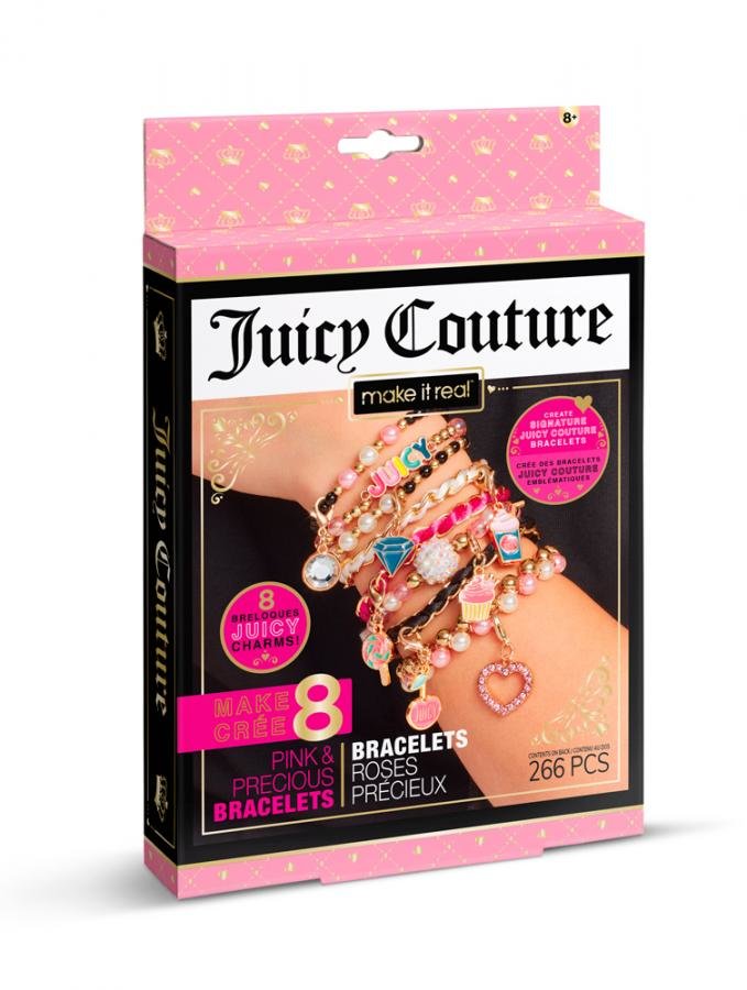 

Мининабор для создания шарм-браслетов Make it Real Juicy Couture Розовий звездопад