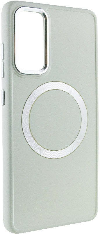 

Tpu Case Bonbon Metal Style with MagSafe White for Samsung A556 Galaxy A55