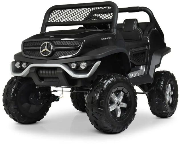 

Электромобиль Kidsauto Двухместный Багги Mercedes-Benz Unimog 4х4 черный лак