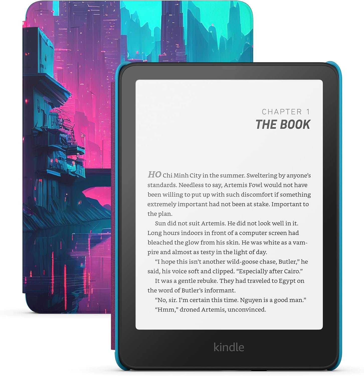 Акція на Amazon Kindle Paperwhite 12th Gen. 2024 Kids Edition 16Gb Cyber City від Stylus