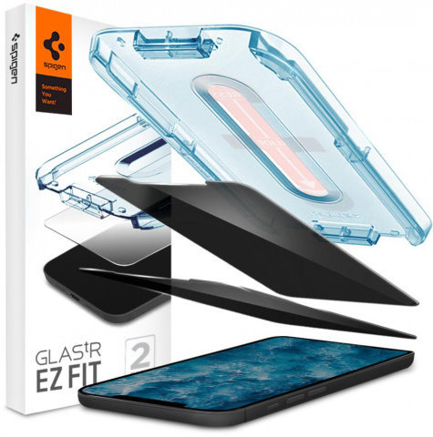 

Spigen Tempered Glass Protector Glas.tR Ez Fit Privacy 2 Pack (AGL01813) for iPhone 12 mini