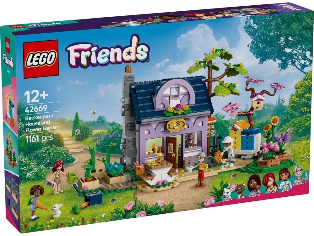 Акція на Конструктор Lego Friends Домик и цветник пчеловодов 1161 деталь (42669) від Stylus