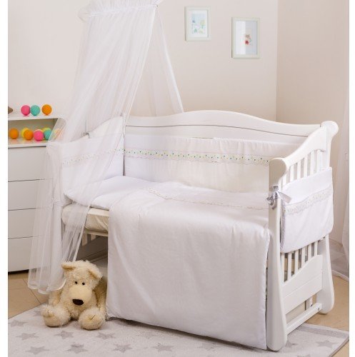 

Постельный комплект 7 эл. Twins Magic sleep Classic 4072-M-009, white, белый