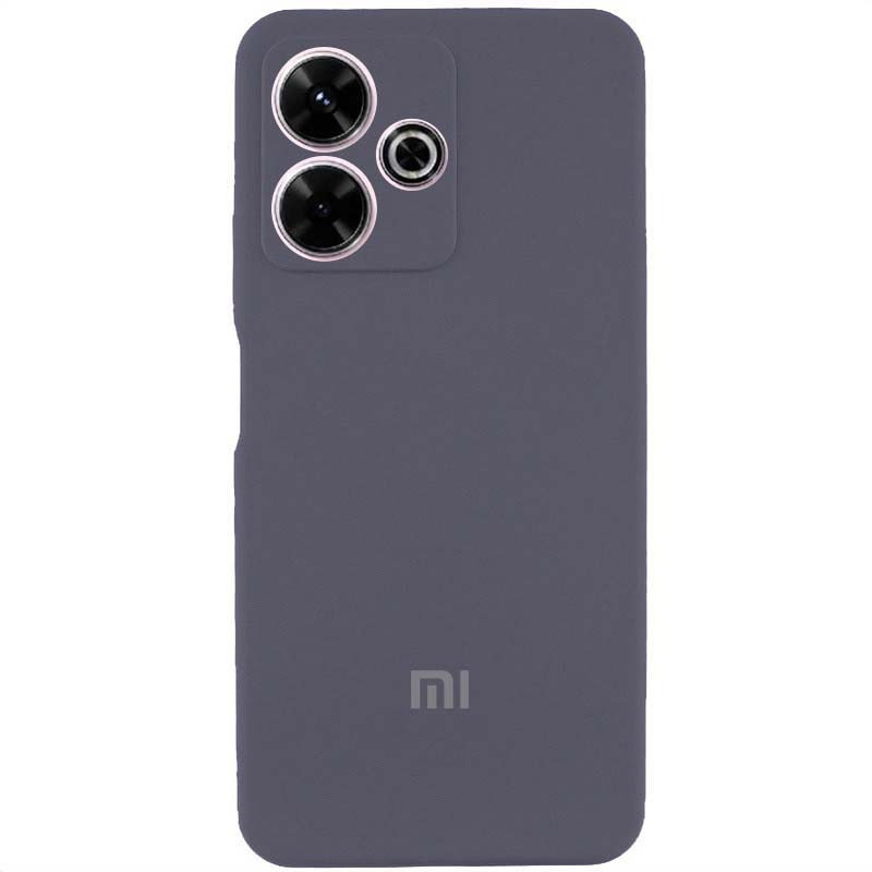 

Lakshmi Premium Silicone Case з Logo Full Camera Dark Gray для Xiaomi Redmi 13 4G / Poco M6 4G