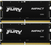 Акція на Kingston Fury 32 Gb (2x16GB) SO-DIMM DDR5 5600 MHz Impact (KF556S40IBK2-32) від Stylus