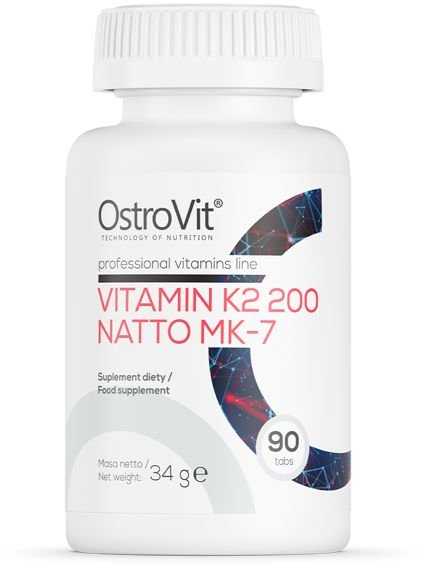 

OstroVit Vitamin K2 200 Natto MK-7 Витамин К2 90 таблеток