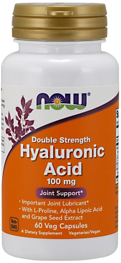 Акція на Now Foods Hyaluronic Acid Double Strength 100 mg Veg Capsules 60 caps від Stylus