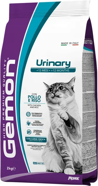 Акція на Сухой корм для кошек Gemon Cat Urinary курица с рисом 2 кг (8009470297189) від Stylus