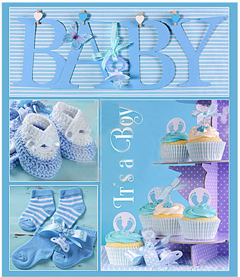 

Альбом Evg 20sheet Baby collage Blue w/box