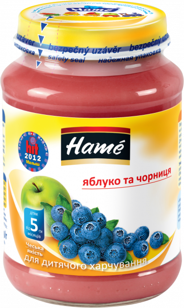 

Пюре Hame яблоко и черника 190 (8595139703769)