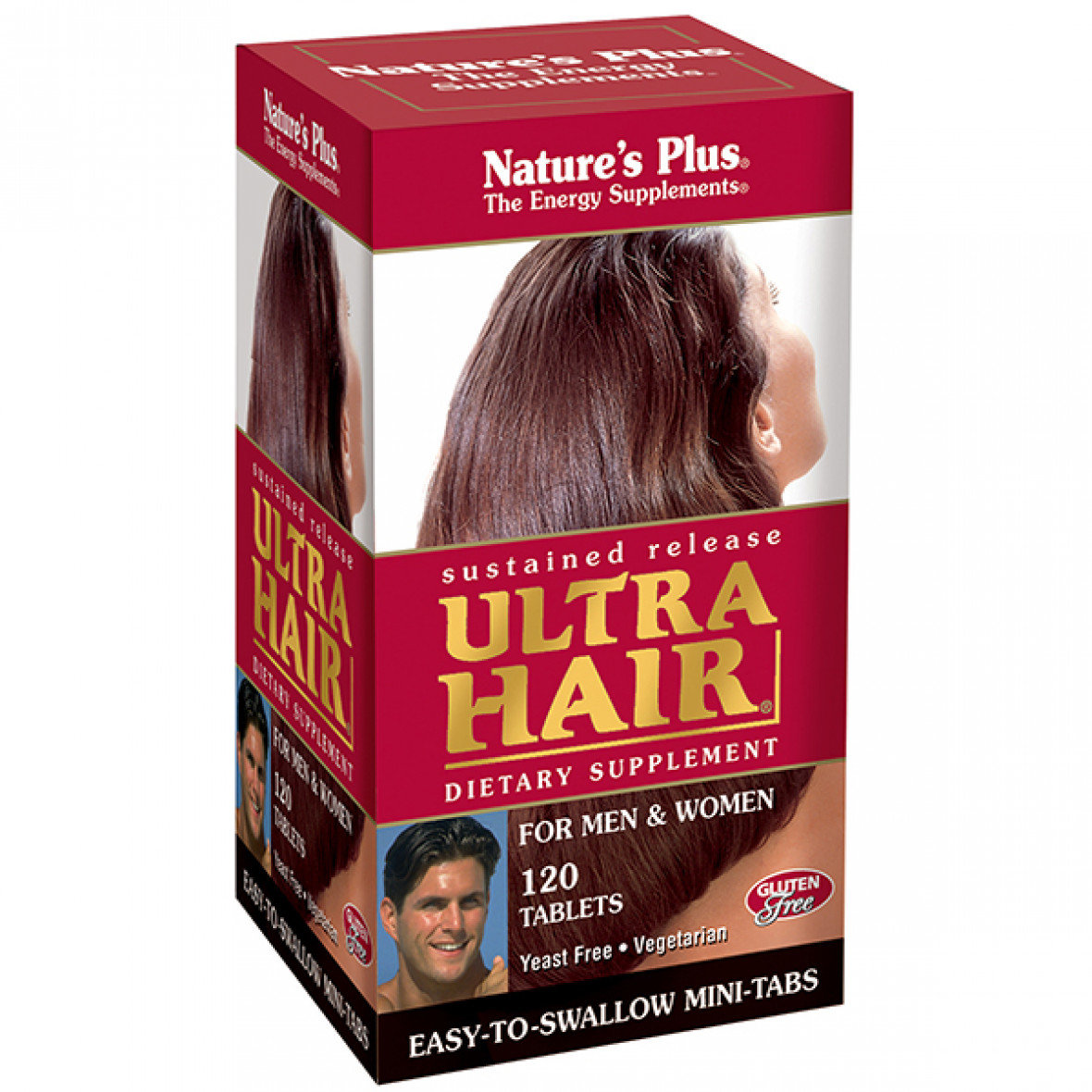 

Natures Plus Ultra Hair For Men & Women 120 tabs Комплекс для роста и оздоровления волос для мужчин и женщин