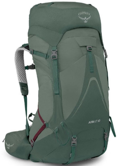 Акція на Рюкзак Osprey Aura Ag Lt 65 koseret/darjeeling spring green - WXS/S - зеленый (009.3288) від Stylus