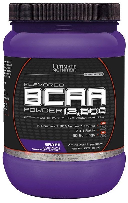 

Ultimate Nutrition Flavored Bcaa 12,000 Powder 228 g /30 servings/ Lemon Lime