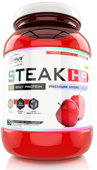 

Genius Nutrition Steak-HP 750 g/ 25 servings / Red Apple