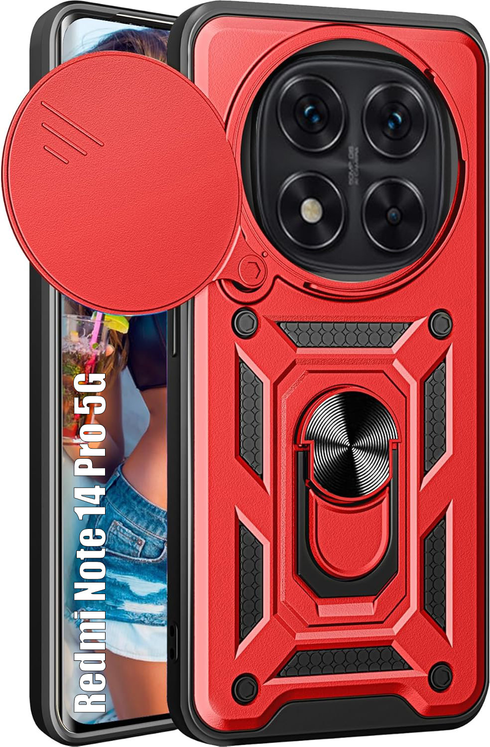 

BeCover Military Red for Xiaomi Redmi Note 14 Pro 5G (713096)