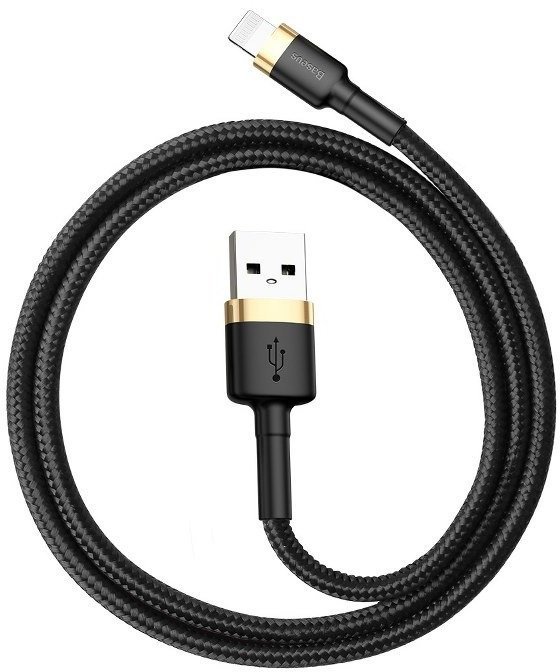 Акція на Baseus Usb Cable to Lightning 1.5A 2m Gold/Black (CALKLF-CV1) від Stylus