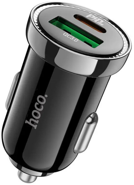 

Hoco Car Charger Z44 Leading USB+USB-C 20W Black (S25727)