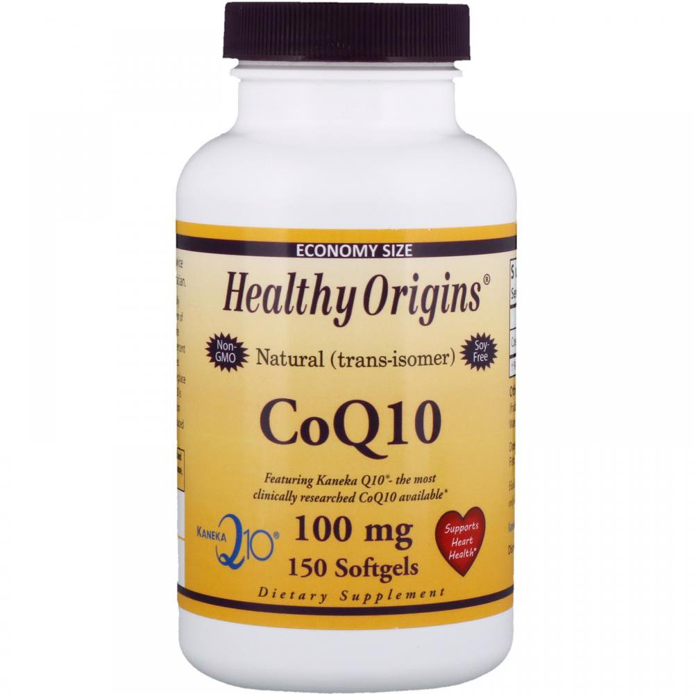 

Healthy Origins CoQ10 Kaneka Q10 100 mg 150 Softgels Коензим Q10