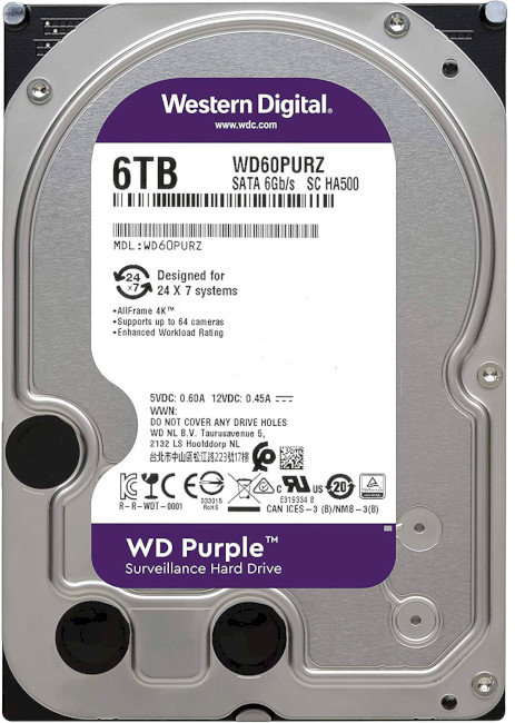 Акція на Wd Purple Pro Surveillance 6TB (WD64PURZ) від Stylus