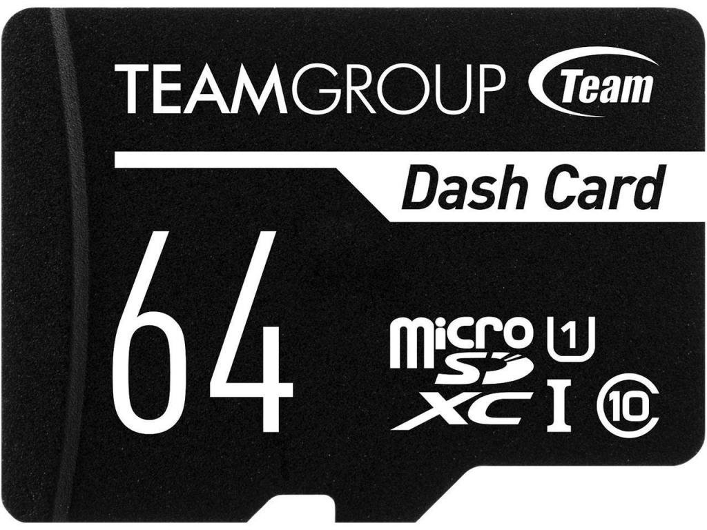 

Team 64GB microSDXC Class 10 UHS-I U1 High + adapter (TDUSDX64GUHS03)