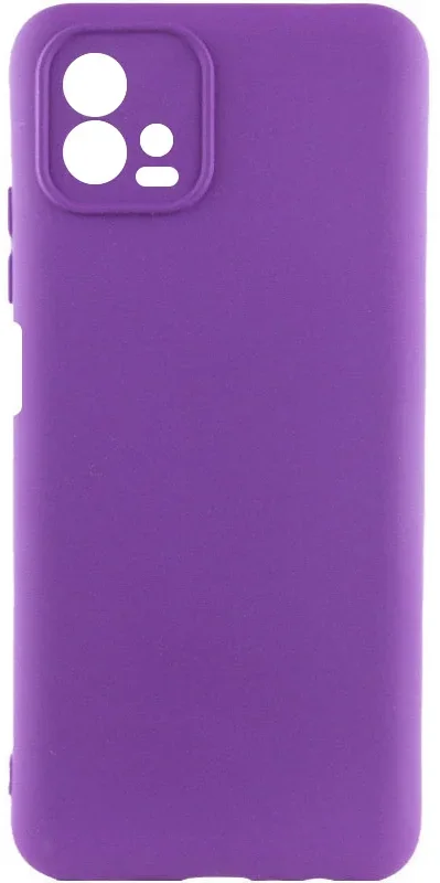 

Tpu Case Getman Liquid Silk Full Camera Purple for Motorola G72