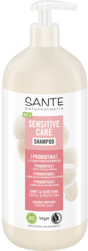 Акція на Sante Sensitive Care Shampoo БИО-Шампунь для защиты чувствительной кожи головы с пробиотиками 950 ml від Stylus